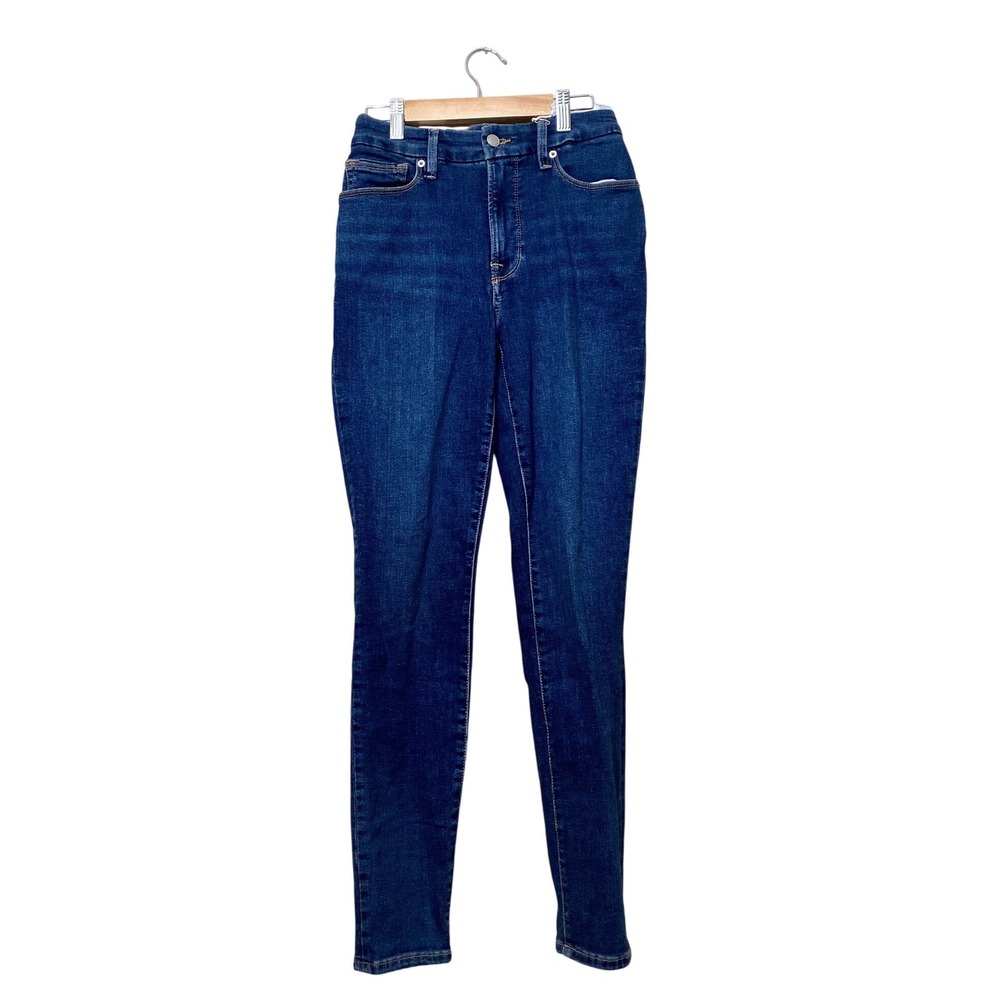 Good American Good Legs High Rise Skinny Jeans Blue GLDV873CET Size‎ 4/27 NEW